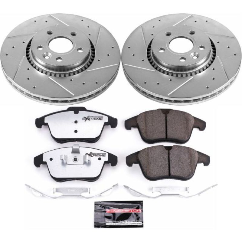 Power Stop 08-15 Land Rover LR2 Front Z36 Truck & Tow Brake Kit