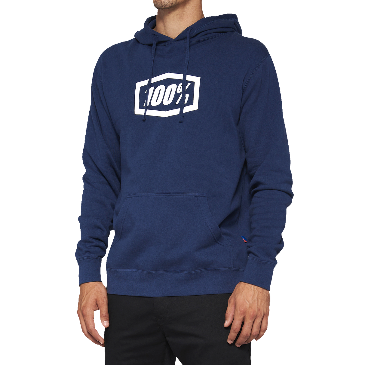 100% Icon Pullover Hoodie - Navy - XL 20029-00028