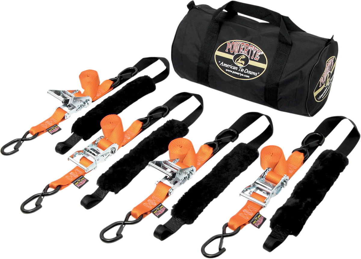 POWERTYE MFG. Fat Strap Trailer Kit - Orange TRAILERKIT-89