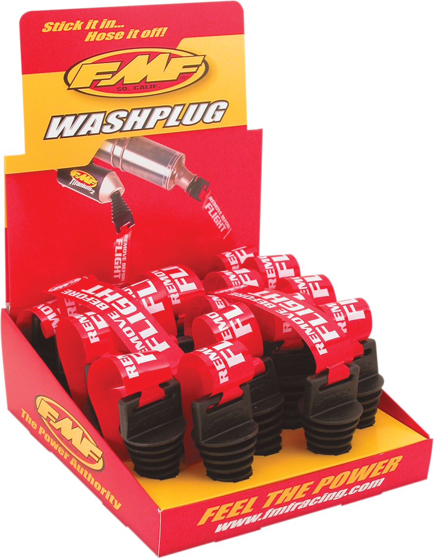 FMF Wash Plug Display - 4-Stroke - 20-Pack 011384 1861-0014