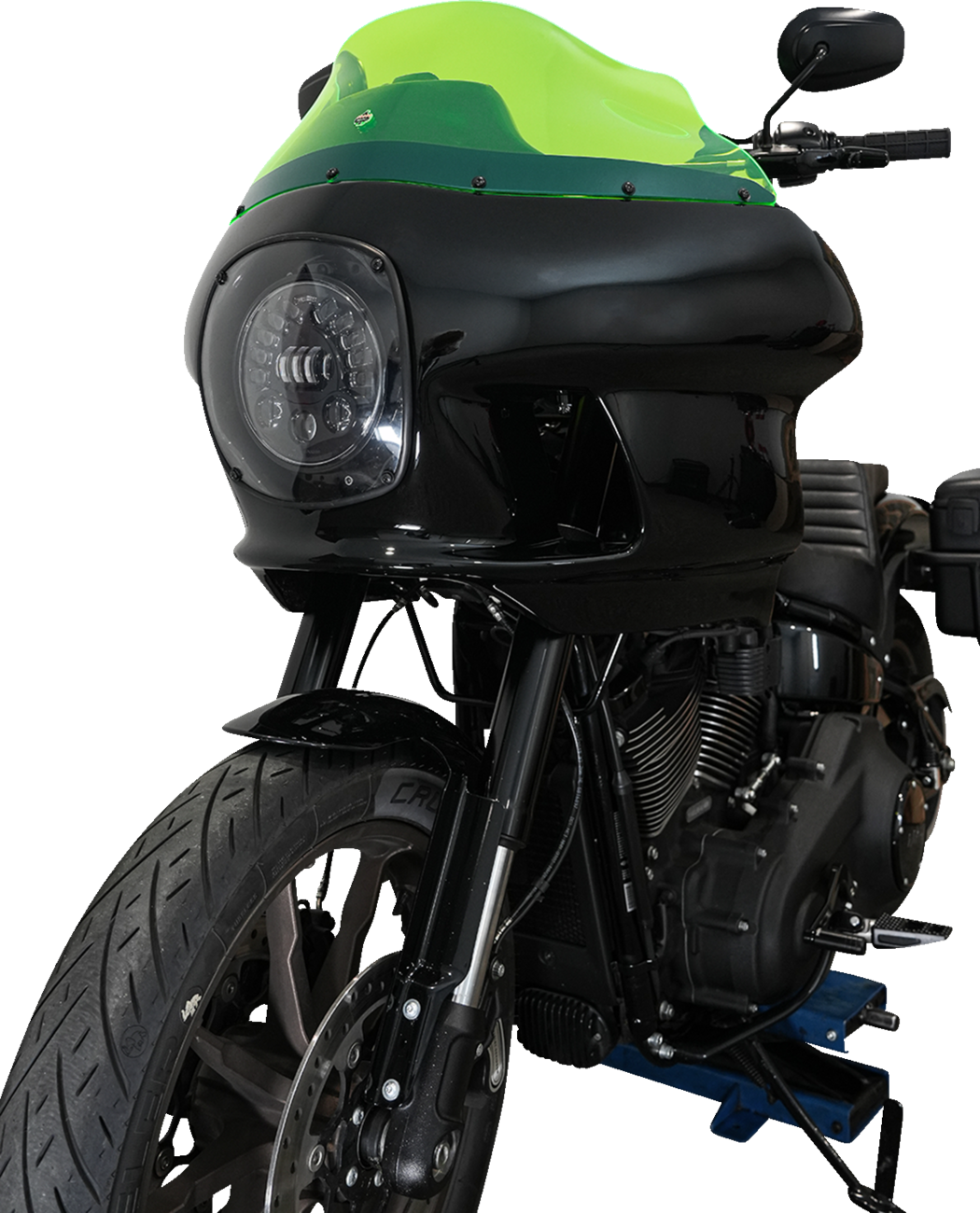 KLOCK WERKS Kolor Flare™ Windshield - 9" - Green Ice - FXRP KWW-02-0610