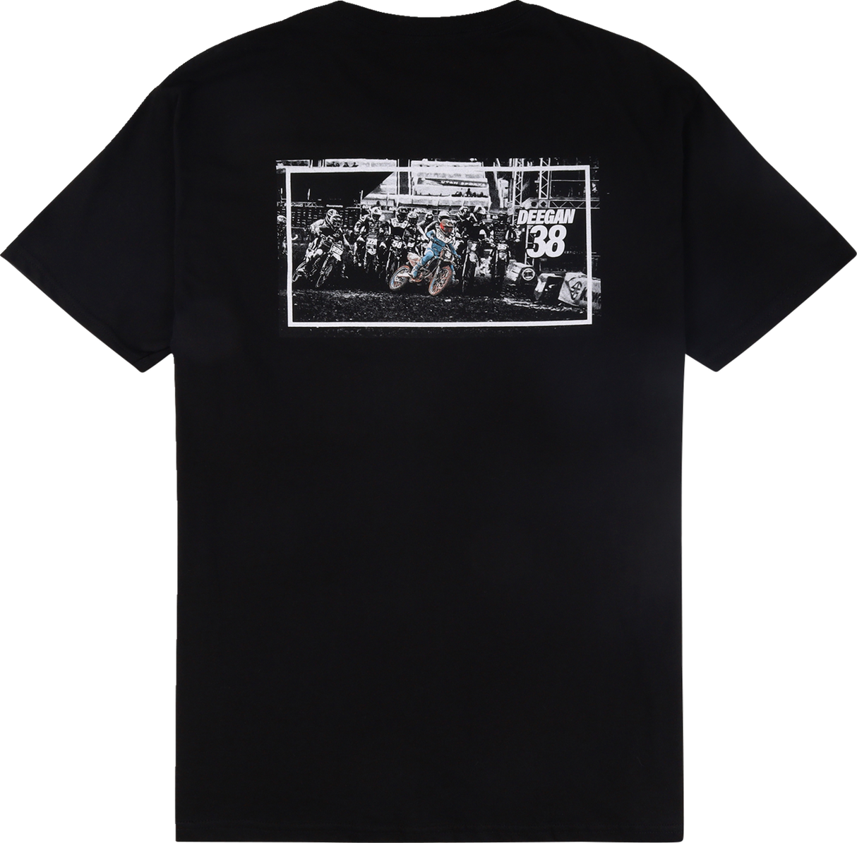 Deegan Apparel Holeshot T-Shirt - Black - Small DMTSS3027BLKS