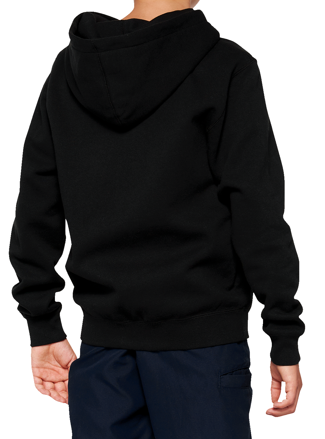 100% Youth Official Zip Hoodie - Black - Medium 20033-00001