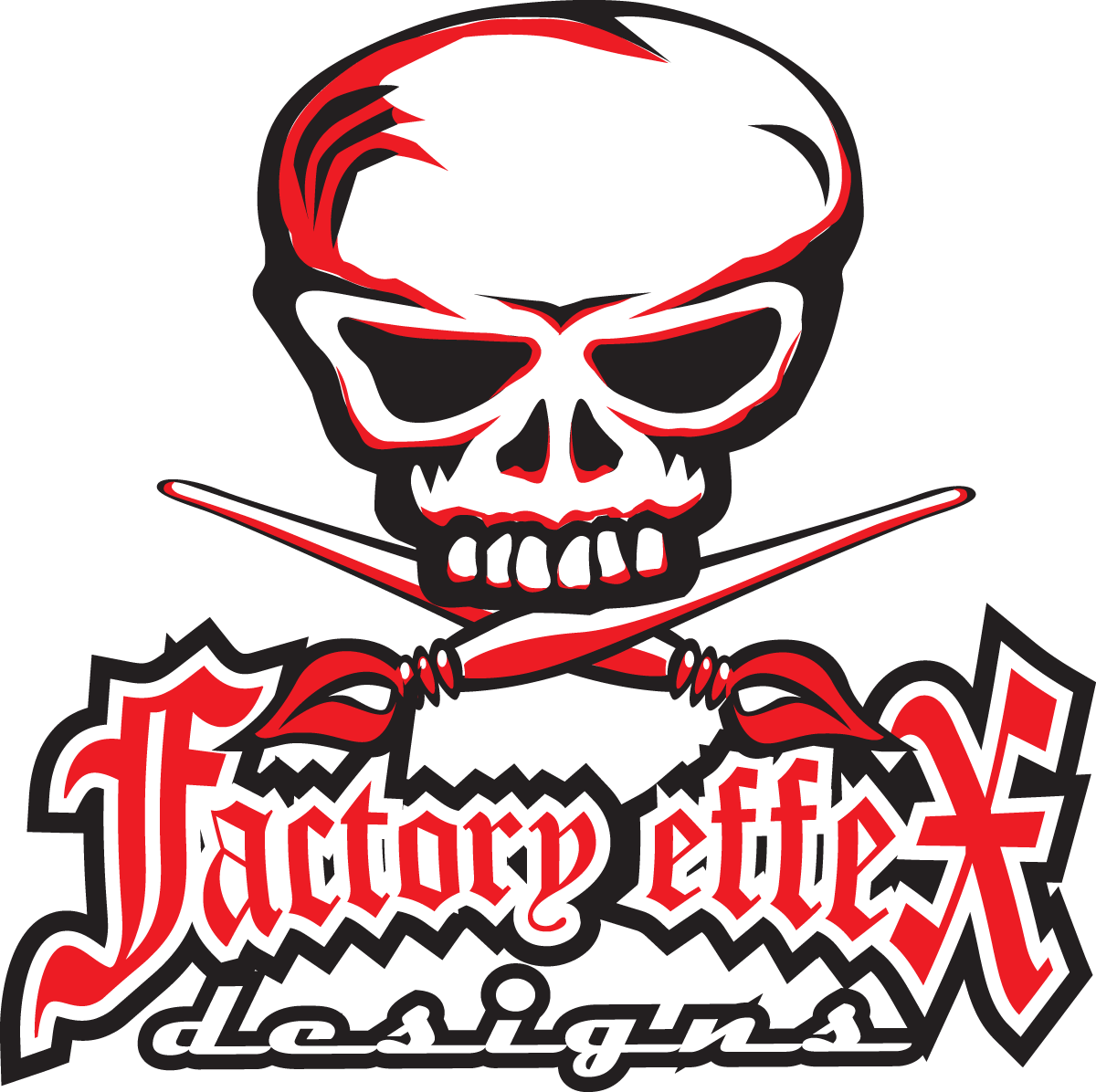 FACTORY EFFEX Logo Decals - Factory Effex - 5 Pack 04-2654