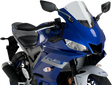 PUIG HI-TECH PARTS Race Windscreen - Clear - YZF-R3 3737W