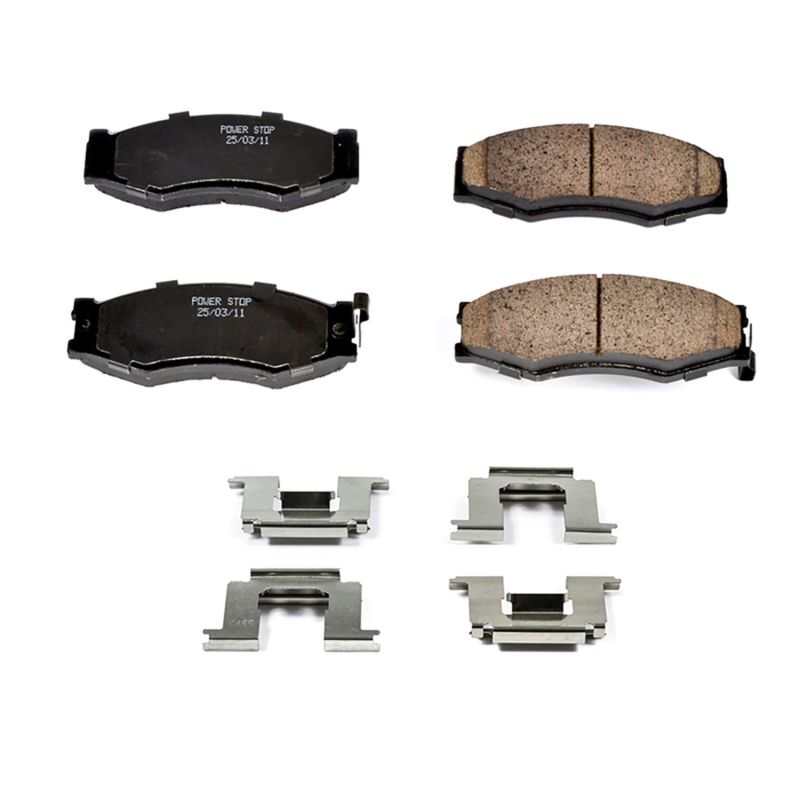 Power Stop 90-92 Infiniti M30 Front Z17 Evolution Ceramic Brake Pads w/Hardware