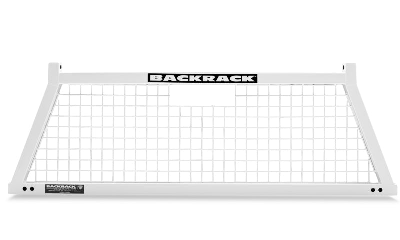 BackRack 17-20 Ford F-250/350/450/550 SD Safetyrack Frame ONLY (Req. HW) - White 10800W