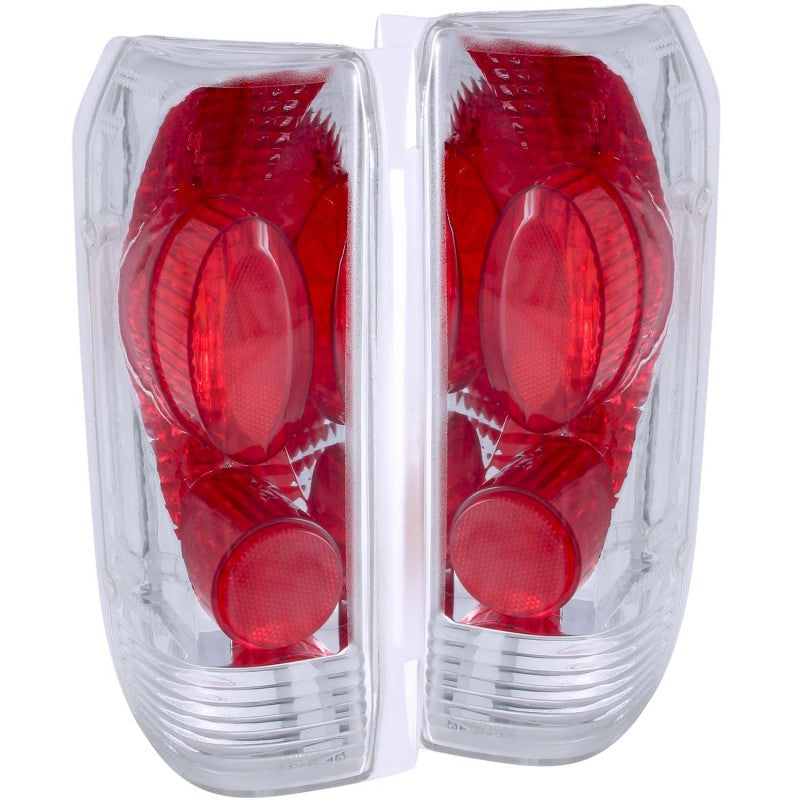 ANZO 1989-1996 Ford F-150 Taillights Chrome 211061