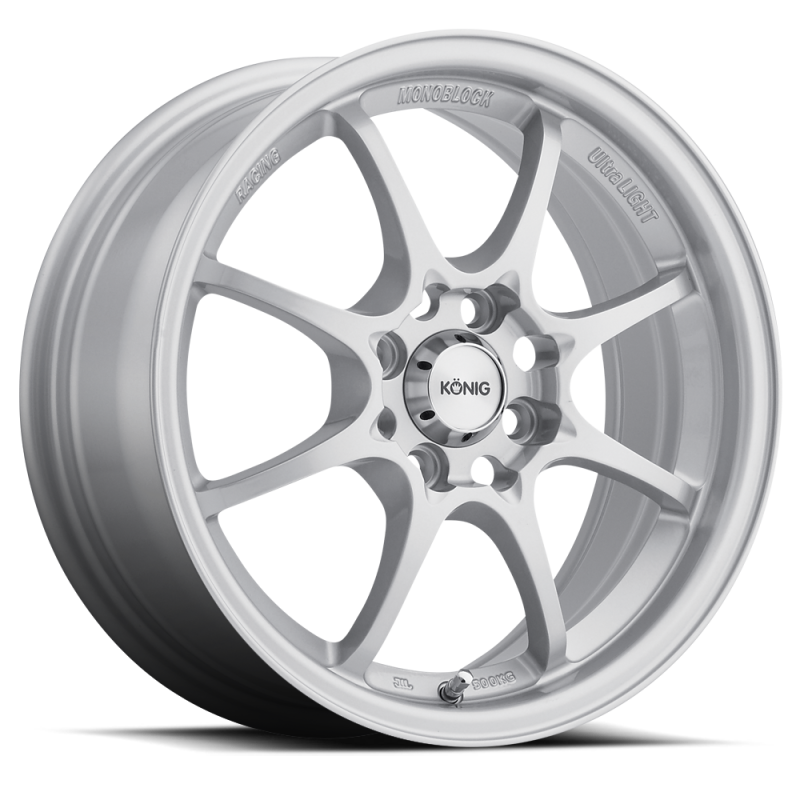 Konig Helium 15x6.5 4x100 ET40 Silver HE65D0440S