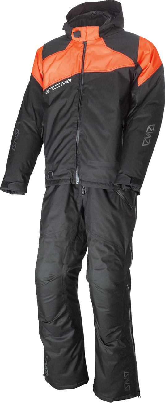 ARCTIVA Pivot 5 Hooded Jacket - Black/Orange - Medium 3120-2081