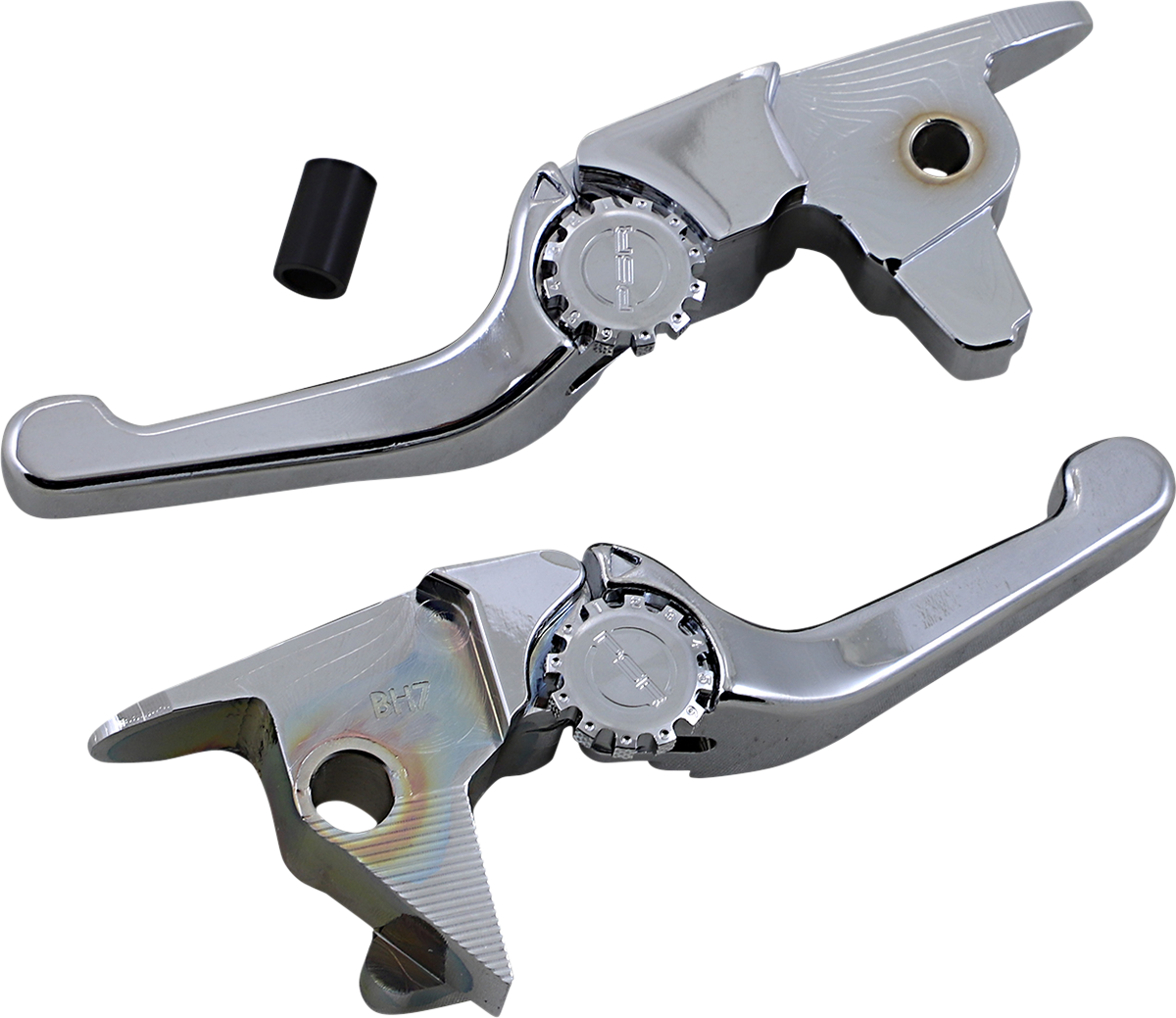 POWERSTANDS RACING Lever Set - Anthem - Shorty - Chrome 12-01663-20