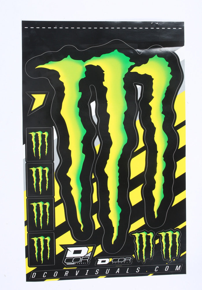 D-COR Monster Claw Decal Sheet 4 Mil 40-90-103