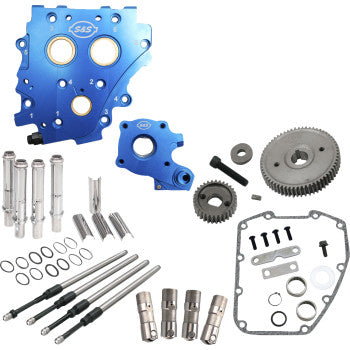 S&S CYCLE Cam Chest Kit without Cams - Gear Drive - Oil Cooled - Chrome Pushrods - Twin Cam 310-1269