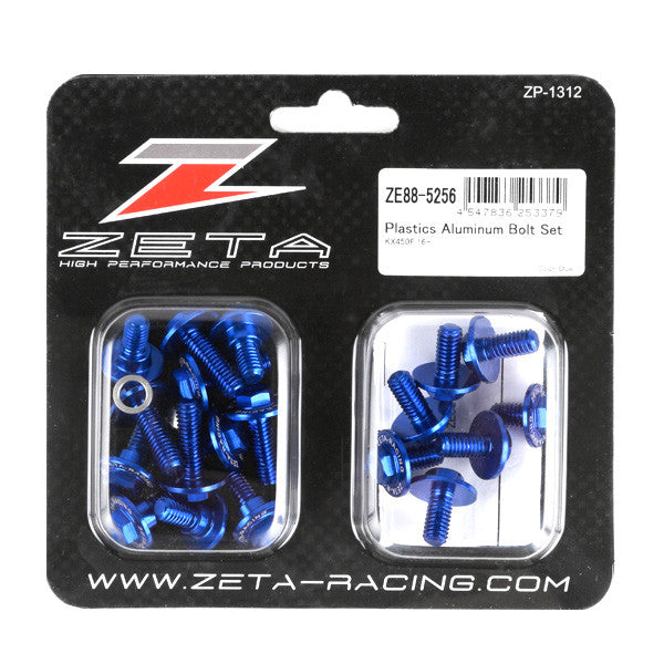 ZETA Aluminum Bolt Kit Blue ZE88-5256