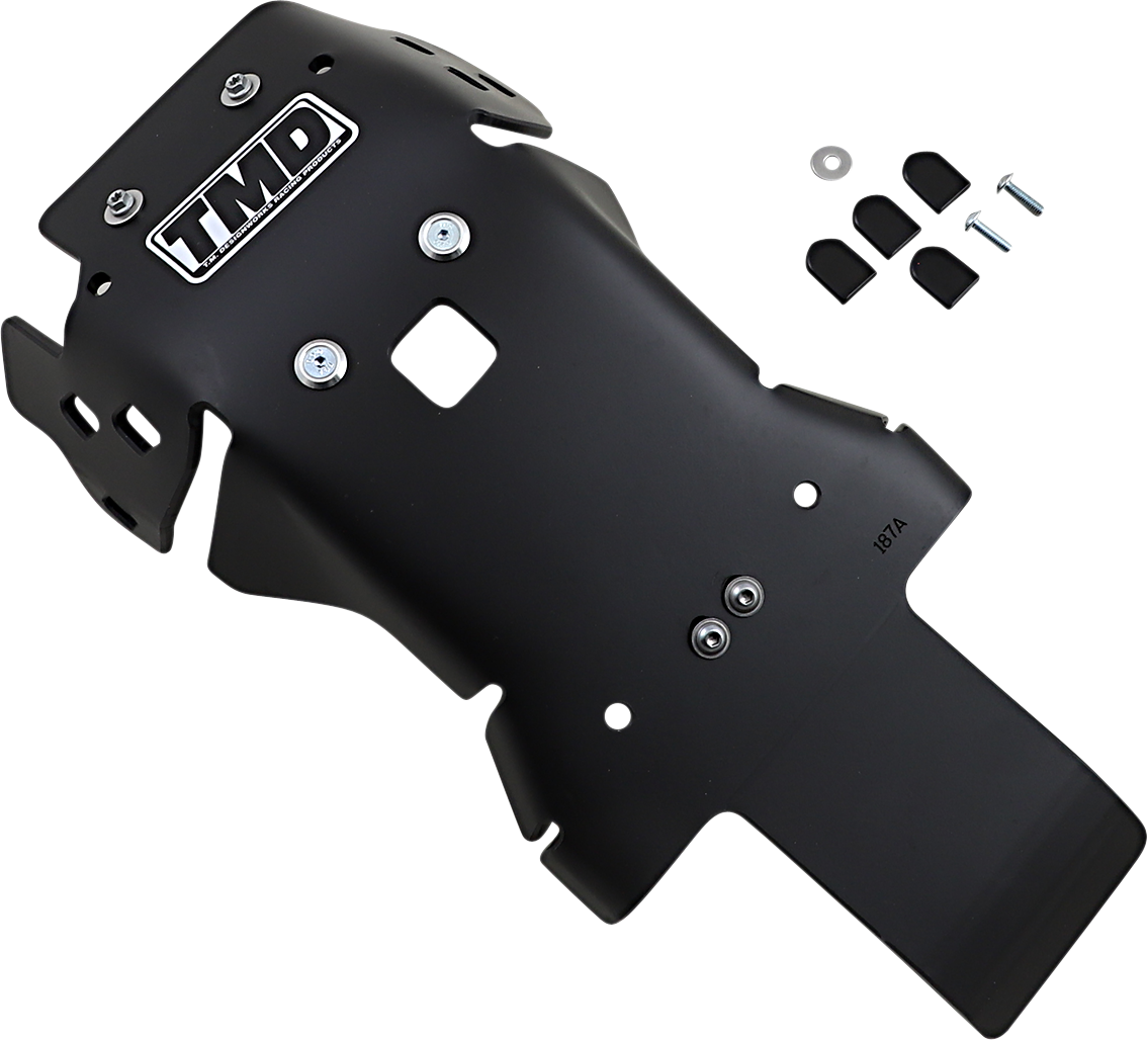 T.M. DESIGNWORKS Skid Plate - Black - Gas Gas | Husqvarna | KTM KHLG-136-BK