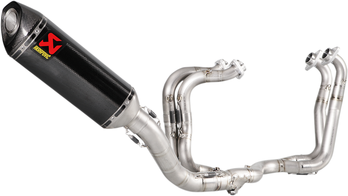 AKRAPOVIC Evolution Exhaust - Titanium/Carbon Fiber RSV4 RR / RF / Tuono V4 1100 RR / Factory 2015-2020	 S-A10E8-RC 1810-2298