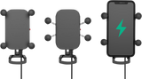 RAM MOUNTS Device Holder - Tough-Charge - Charging - Wireless - Waterproof - Hardwire Charger - U-Bolt Mount RAMB149ZAUN12WV