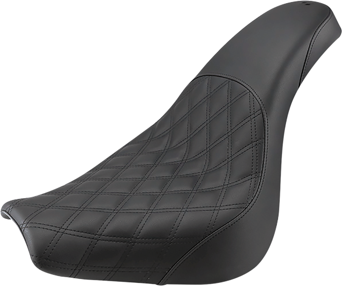 SADDLEMEN Profiler Seat - Front Lattice/Rear Smooth - Black - FXBR/S 818-31-149