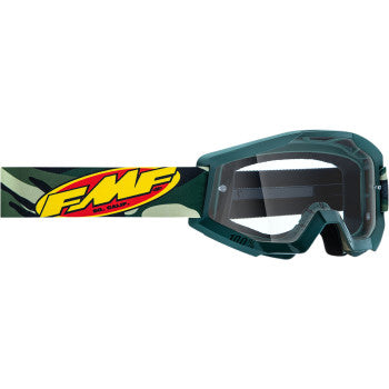 FMF PowerCore Goggles - Assault - Camo - Clear F-50050-00001 2601-3006