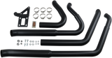 BASSANI XHAUST Pro Street Exhaust - Black - '18+ Softail 1S34DB