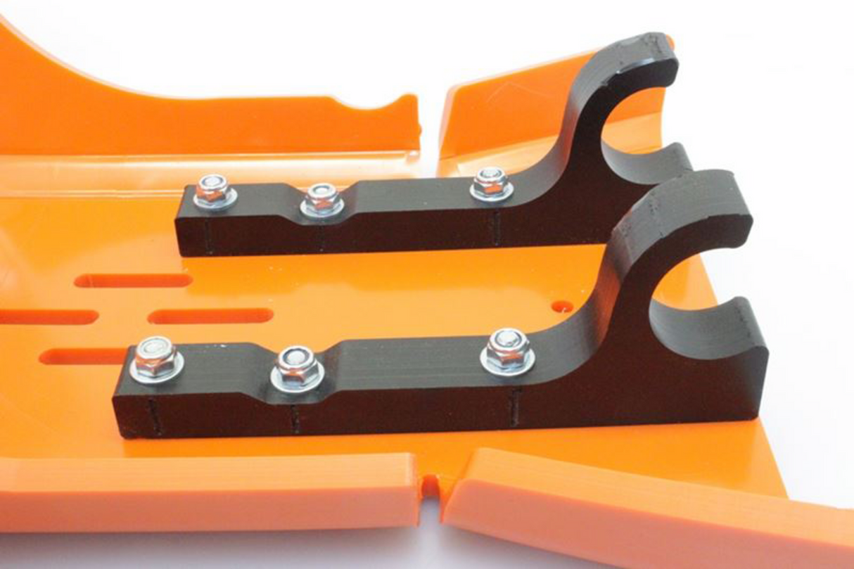 AXP RACING Xtrem Skid Plate - Orange - KTM AX1483