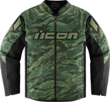 ICON Hooligan CE Tiger's Blood Jacket - Green - 2XL 2820-6156