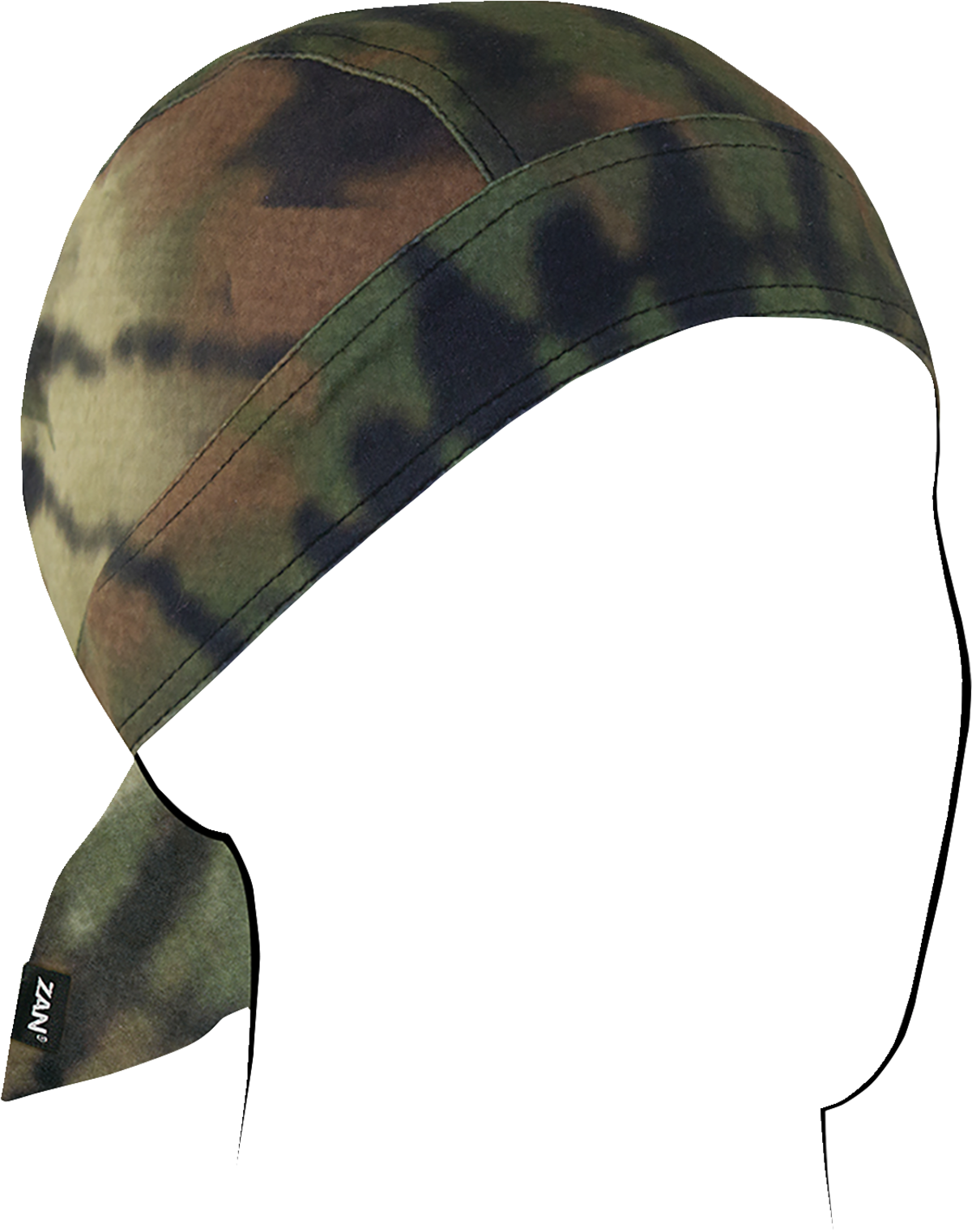 ZAN HEADGEAR Flydanna SportFlex - Woodland Camo Tie Dye ZL606