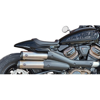 S&S CYCLE 4" Grand National Slip-On Muffler - Stainless Steel Sportster S  2021-2024 RH1250S  S 550-1111