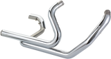 S&S CYCLE Power TuneÂ® Dual Headers - Chrome 550-0704