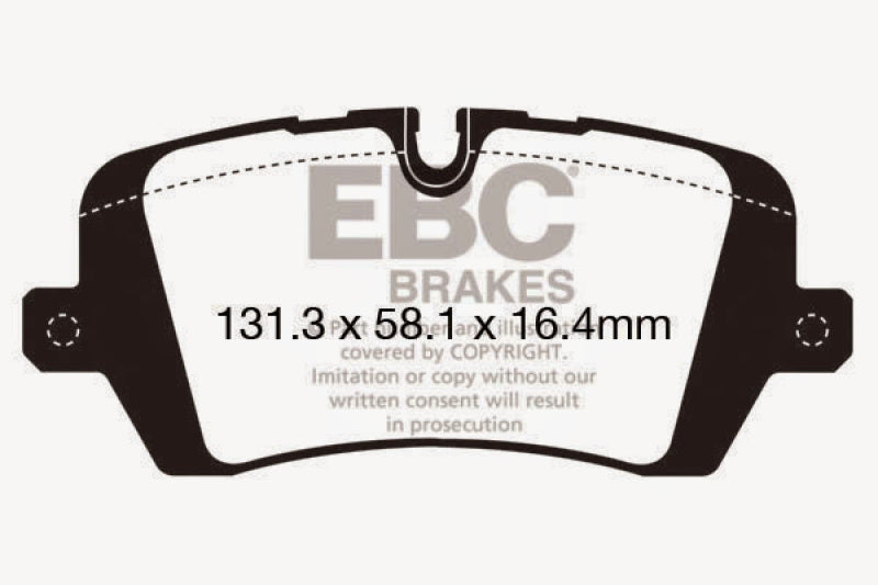 EBC 13+ Land Rover Range Rover 3.0 Supercharged Greenstuff Rear Brake Pads DP62161