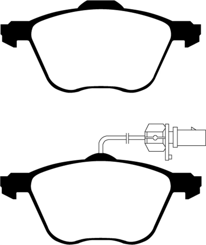 EBC 01 Volkswagen Eurovan 2.8 (313mm) Ultimax2 Front Brake Pads