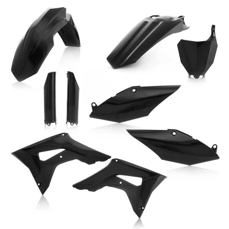 Acerbis 17-18 Honda CRF250R/ CRF450R Full Plastic Kit - Black 2630700001