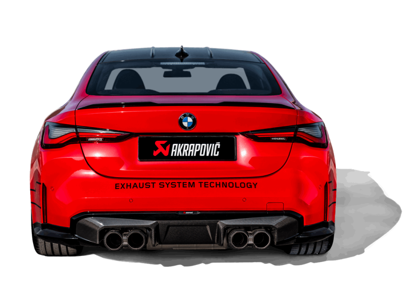 Akrapovic 21-22 BMW M3 (G80) / M4 (G82, G83) Rear Carbon Fiber Diffuser - High Gloss Black DI-BM/CA/9/GB