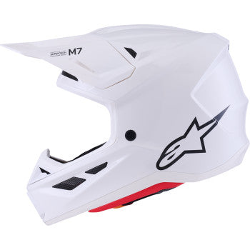 ALPINESTARS SM7 Helmet - Solid - Gloss White - Small 8301426-2180-S