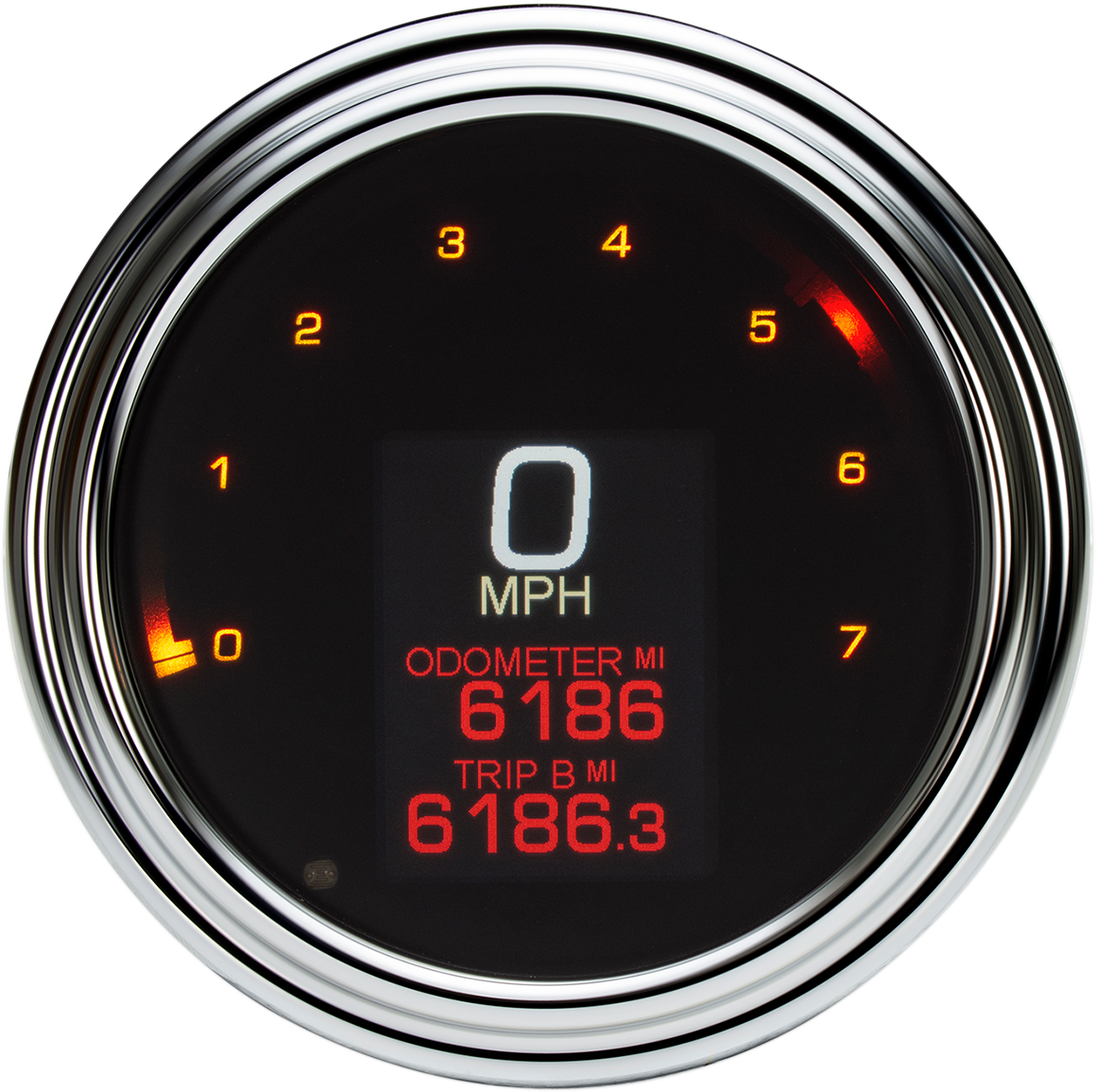 DAKOTA DIGITAL Tank Speedometer - Chrome Bezel - 4.5" - Pre '03 MLX-2000