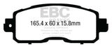 EBC 13+ Nissan Altima 2.5 (L33) Sedan Greenstuff Front Brake Pads DP23011