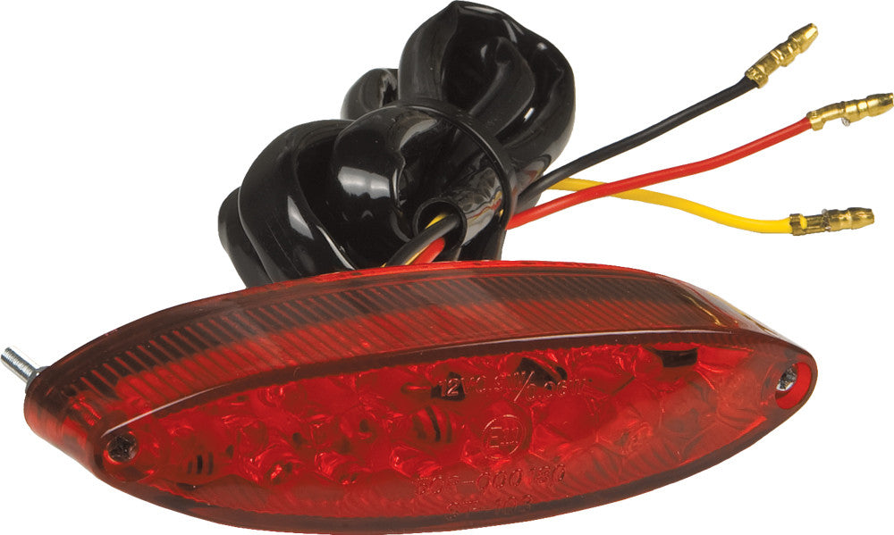 K&SLed Brakelight Assembly Clear Wire Yel/Gnd Blk/Tail Red/Stop25-6605SC