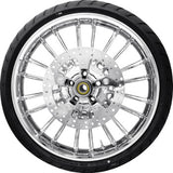 COASTAL MOTO Atlantic Front Wheel - Chrome (21") | Rotor (12.6) | Dunlop AE Tire (130/60B21) PKG-ATL213CH-24ABST