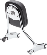 COBRA Backrest - Tall - Chrome - Chieftain 502-2005