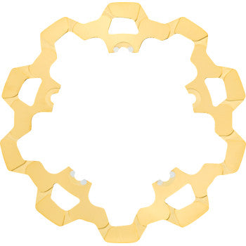 LYNDALL RACING Brake Rotor - Front - 11-13/16" - Gold  V-Rod /Low Rider  3-222