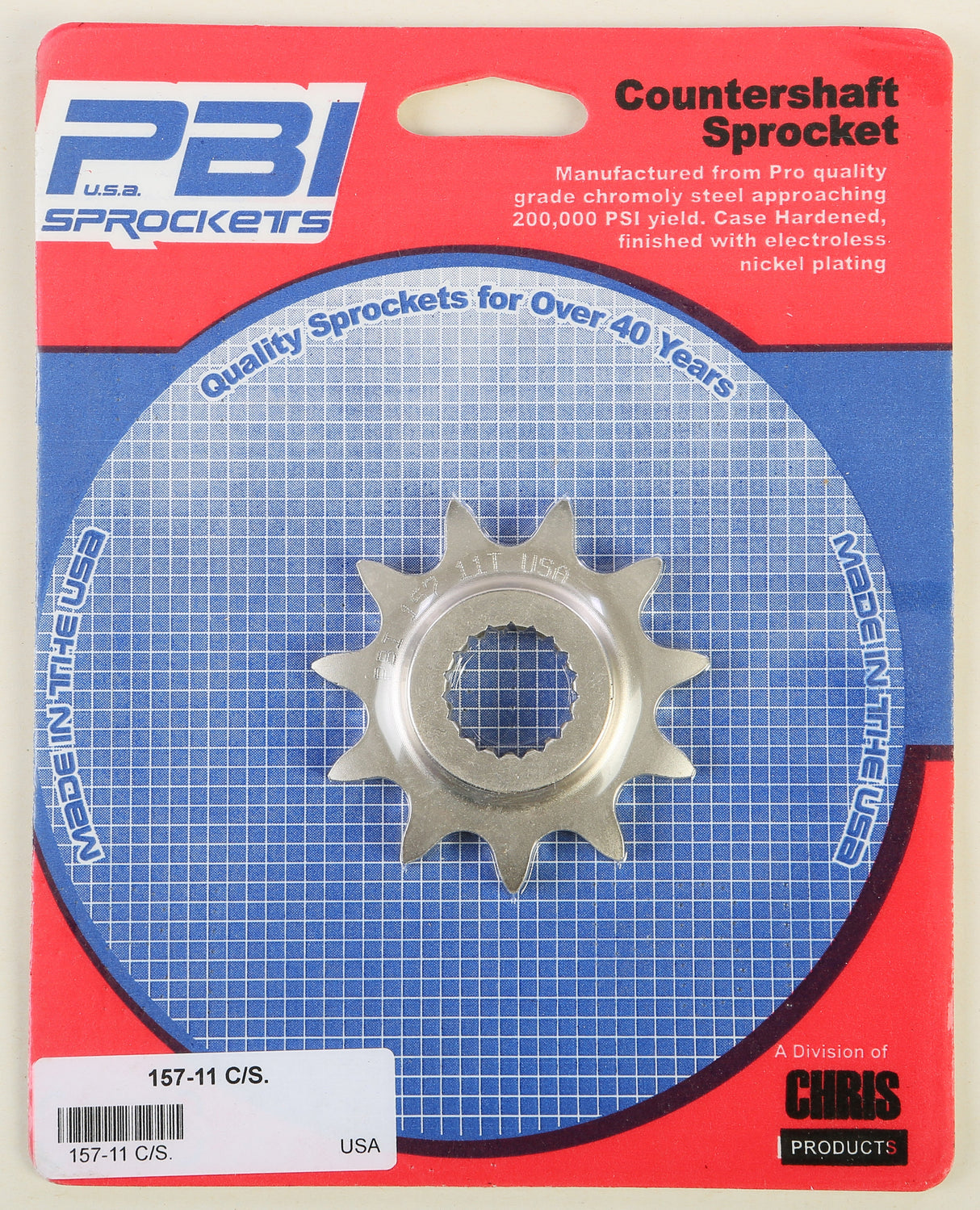 PBIFront Cs Sprocket Steel 11t-520 Pol157-11