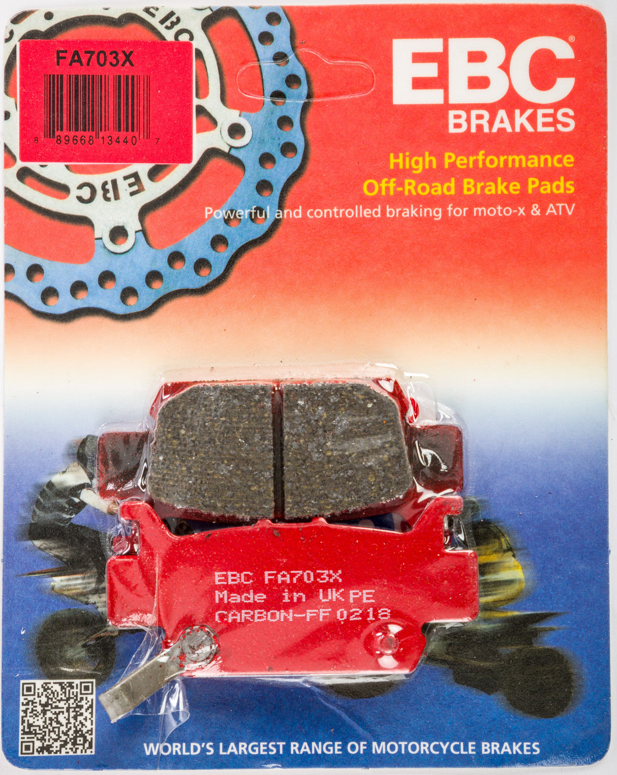 EBC Brake Pads Fa703x Carbon X Series FA703X