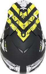 AFX FX-17 Helmet - Attack - Matte Black/Hi-Vis Yellow - 2XL 0110-7177