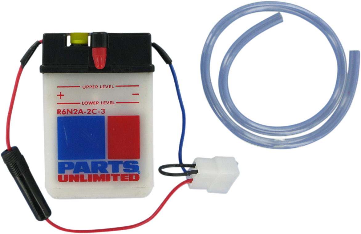 Parts Unlimited Conventional Battery 6n2a2c3