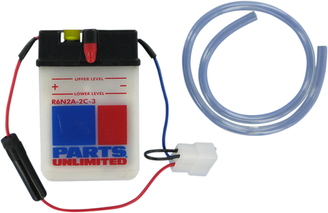 Parts Unlimited Conventional Battery 6n2a2c3