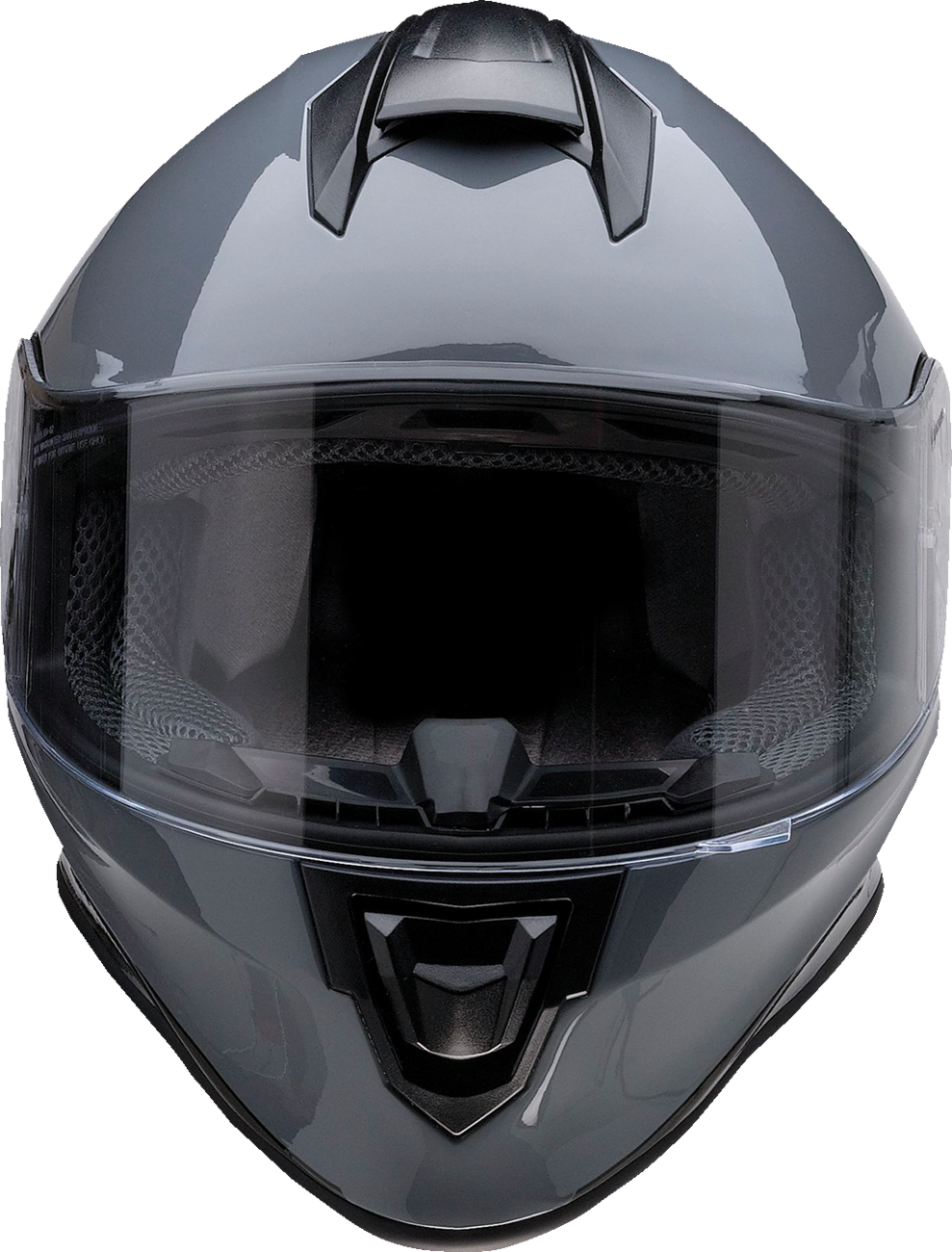 Z1R Youth Warrant Helmet - Kuda - Gloss Gray - Large 0102-0250