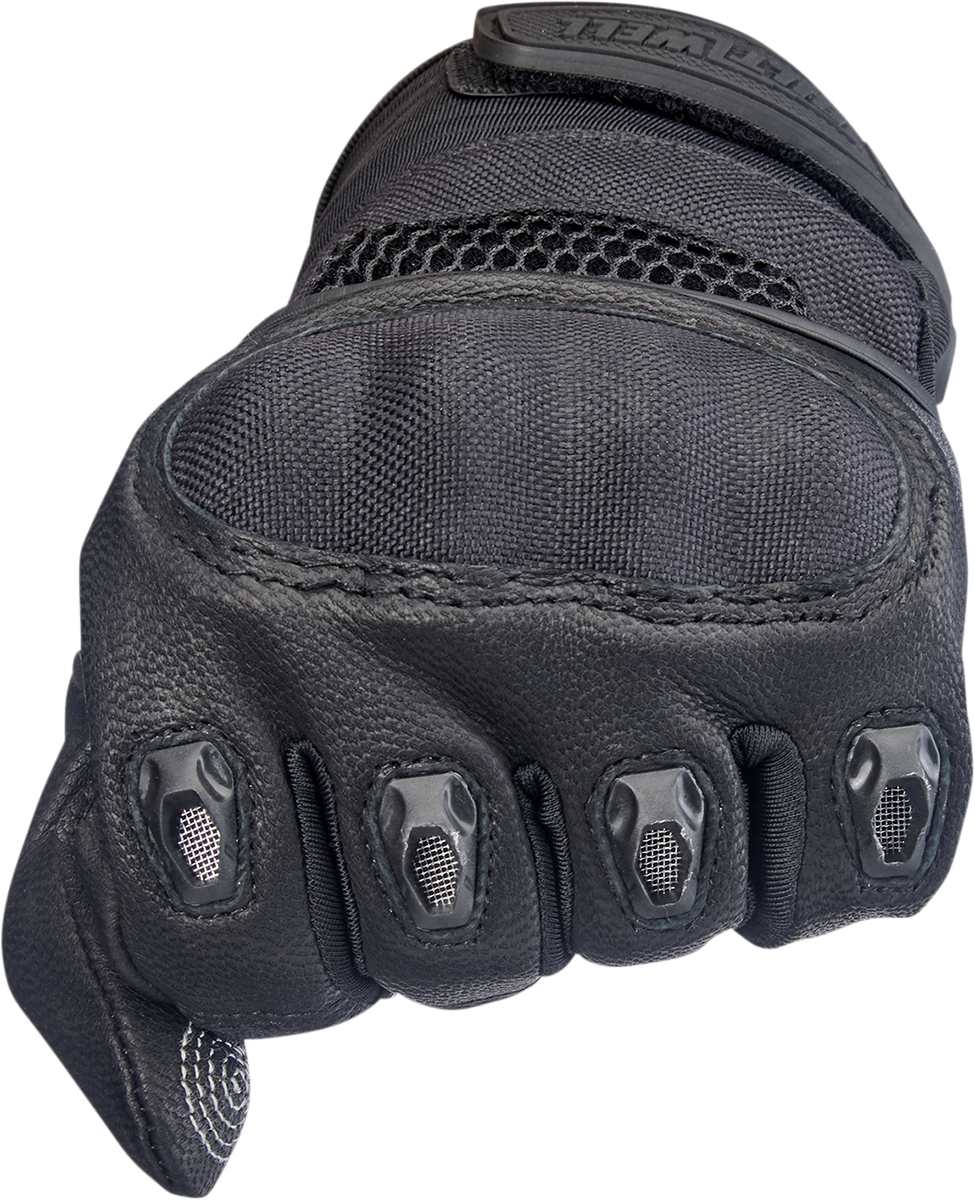 BILTWELL Bridgeport Gloves - Black Out - XS 1509-0101-301