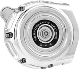 PERFORMANCE MACHINE (PM) Vintage Air Cleaner - Chrome - Big Twin 0206-2130-CH