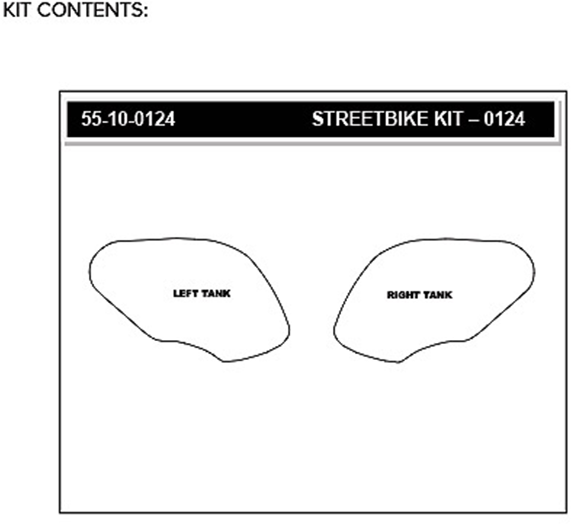 STOMPGRIP Traction Kit - Clear - Monster/V-Strom 55-10-0124C