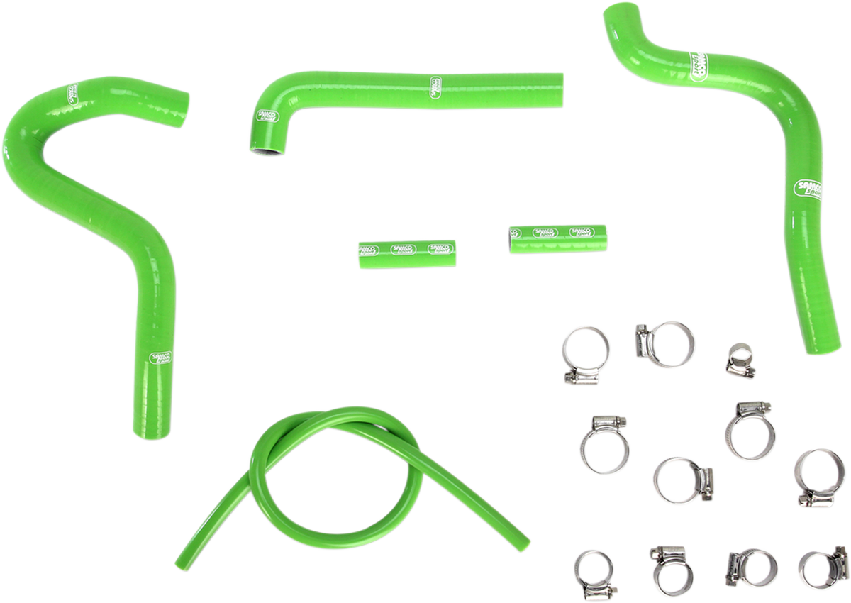 MOOSE RACING Race Fit Radiator Hose Kit - Green - Kawasaki MBU-KAW-27-GR